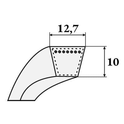 Кабели Ремень клиновой SPA 1180 SWR