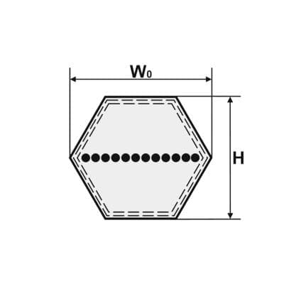 Кабели Ремень шестигранный НВВ-4850 (BB188) HIMPT