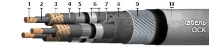 Кабели ОСК 3х50 Кабели ОСК 3х50